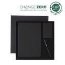 TESSIN Sustainable Gift Set with Refillable Notebook Pen cardholder Black