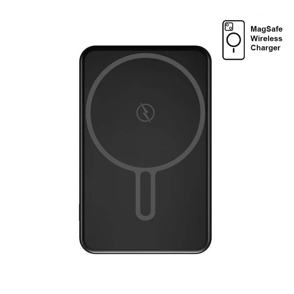 TARRENZ - Giftology 5000 mAh Magnetic Wireless Powerbank - White &black
