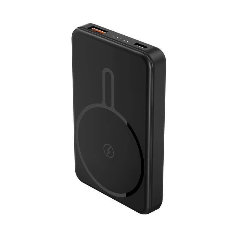 TARRENZ - Giftology 5000 mAh Magnetic Wireless Powerbank - White &black