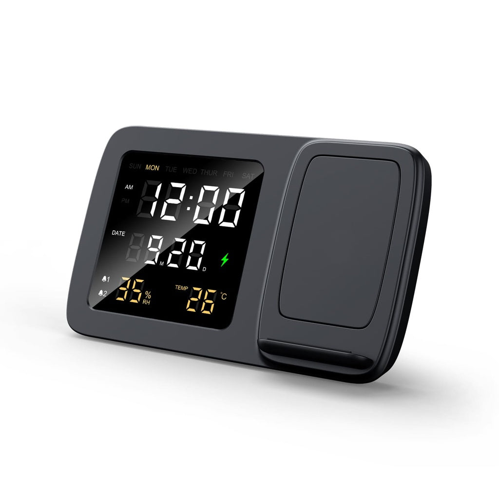 RISE - Giftology Digital Alarm Clock & Wireless Charger