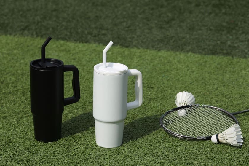 BERN - Recycled Stainless Steel Tumbler with Reusable Straw