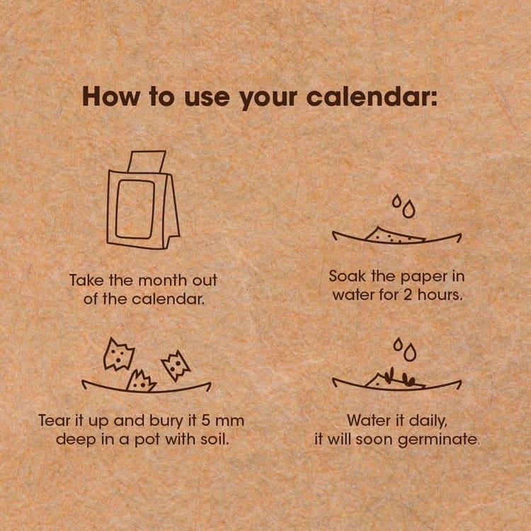 eco-neutral® Plantable Calendar