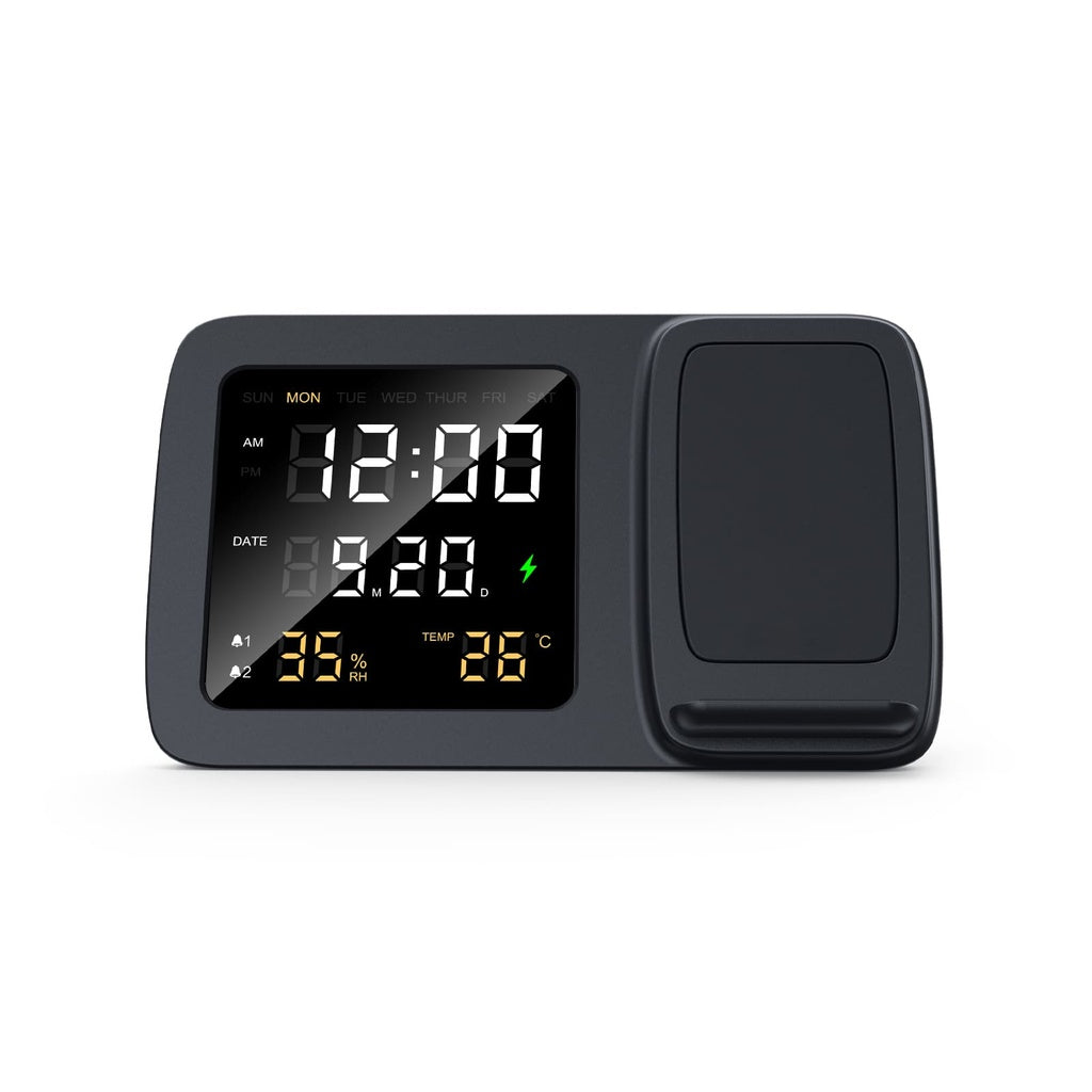 RISE - Giftology Digital Alarm Clock & Wireless Charger