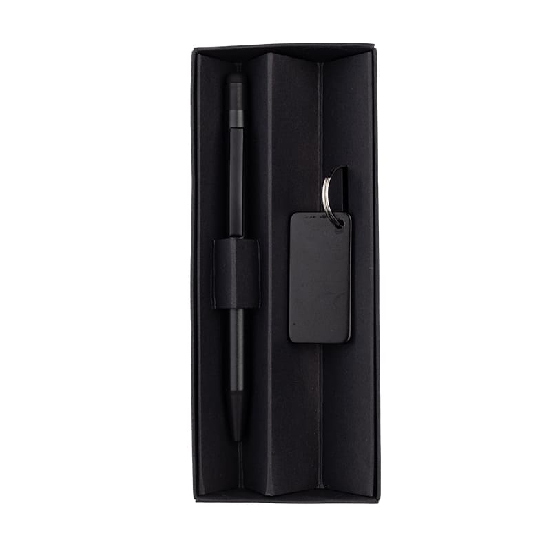 ANGLA - Gift Set of Aluminum Pen and Keychain