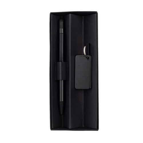 ANGLA - Gift Set of Aluminum Pen and Keychain
