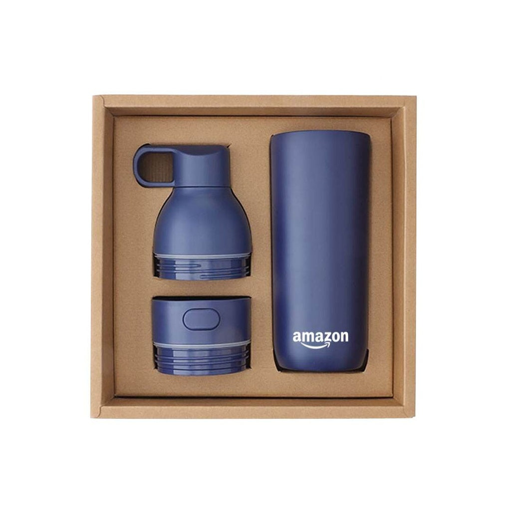 RUVO - CHANGE ZERO 2-in-1 Modular Hydration Gift Set-Blue