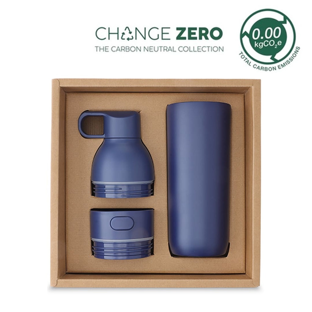 RUVO - CHANGE ZERO 2-in-1 Modular Hydration Gift Set-Blue