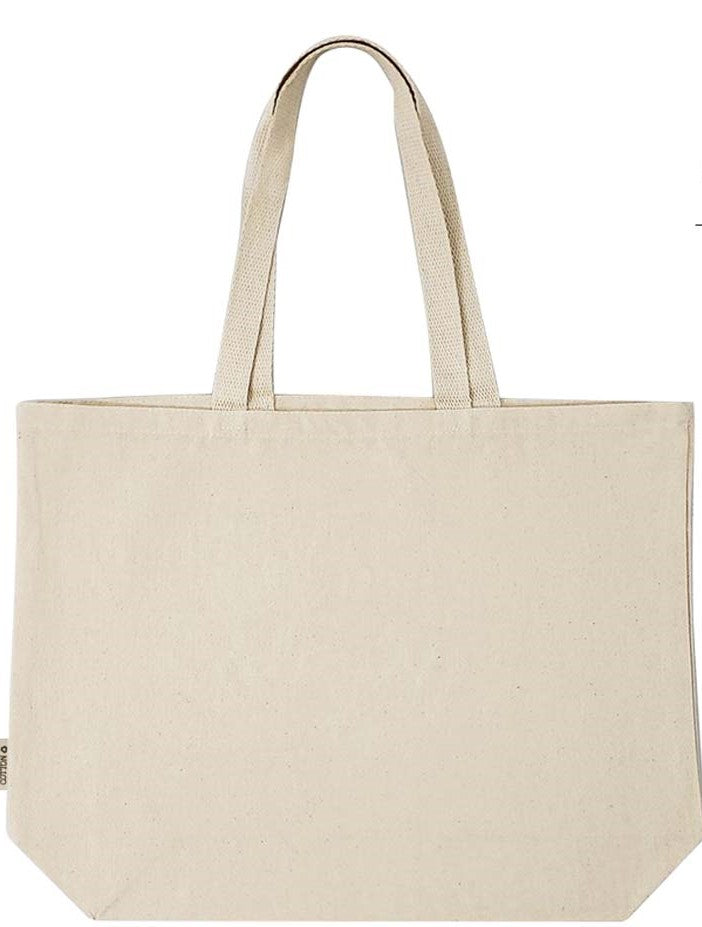 BORKUM-Recycled Cotton Beach / Shopping Bag - Natural