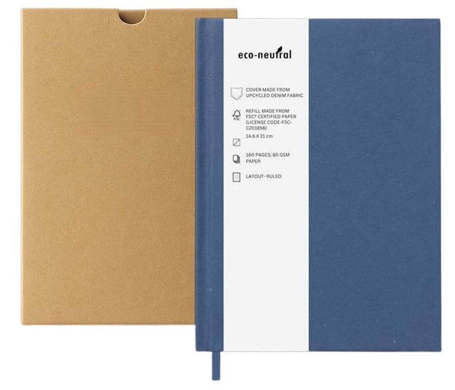 DALI - eco-neutral Denim Paper Cover A5 Notebook